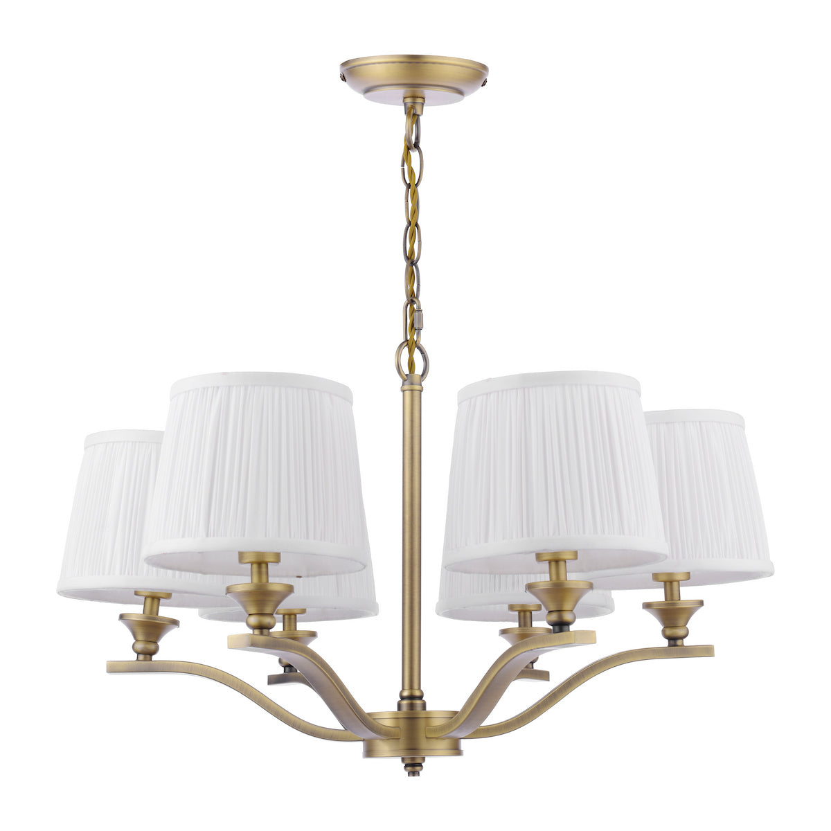 Laura Ashley LA3756457-Q Hemsley 6 Light Chandelier