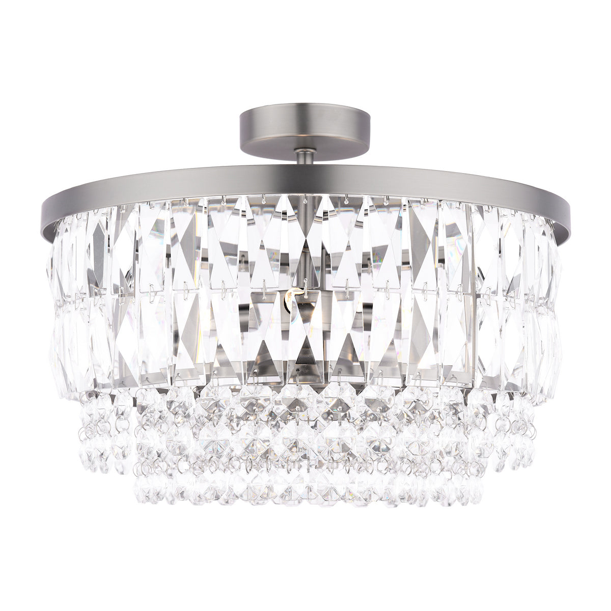 Laura Ashley Rhosill 3 Light Semi Flush