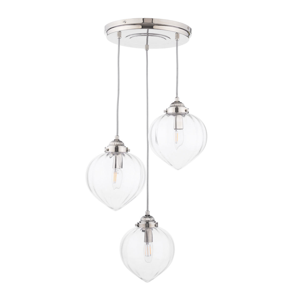 Laura Ashley Whitham 3 Light Cluster Pendant