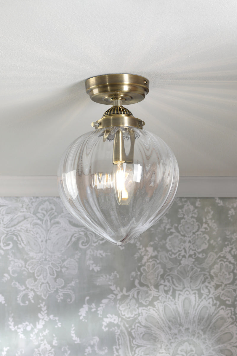 Laura Ashley LA3756597-Q Whitham Bathroom Ceiling Light