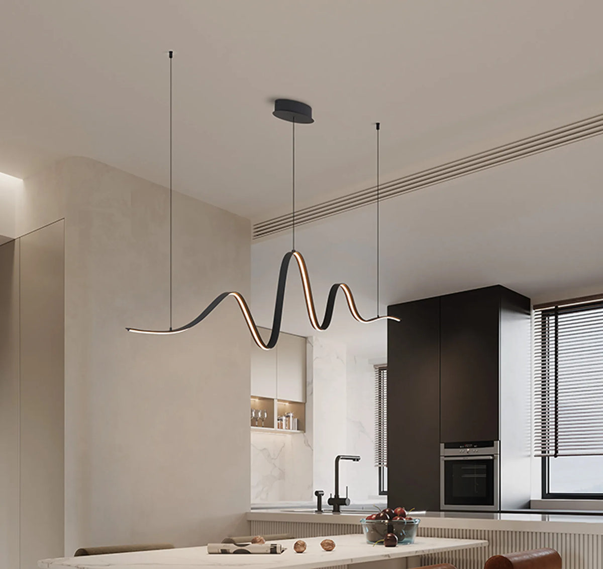 EM3559 Lake Wave Pendant