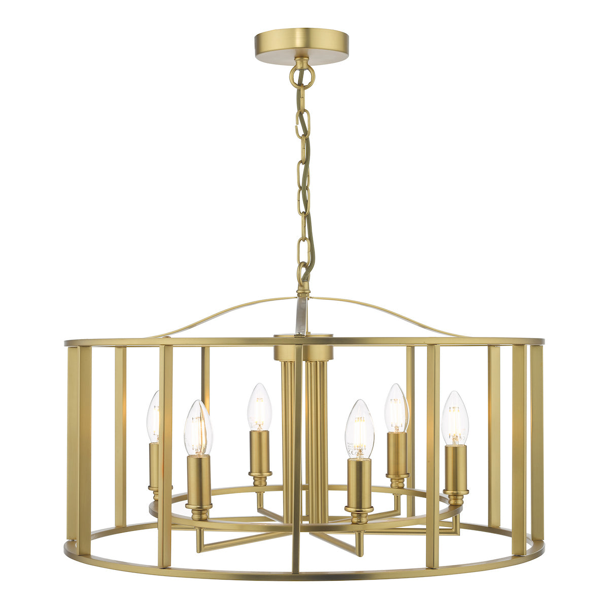 DAR MYK0663 Myka 6 Light Pendant