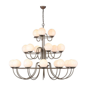 David Hunt NEB2175 Nebula 21 Light Pendant In Antique Brass