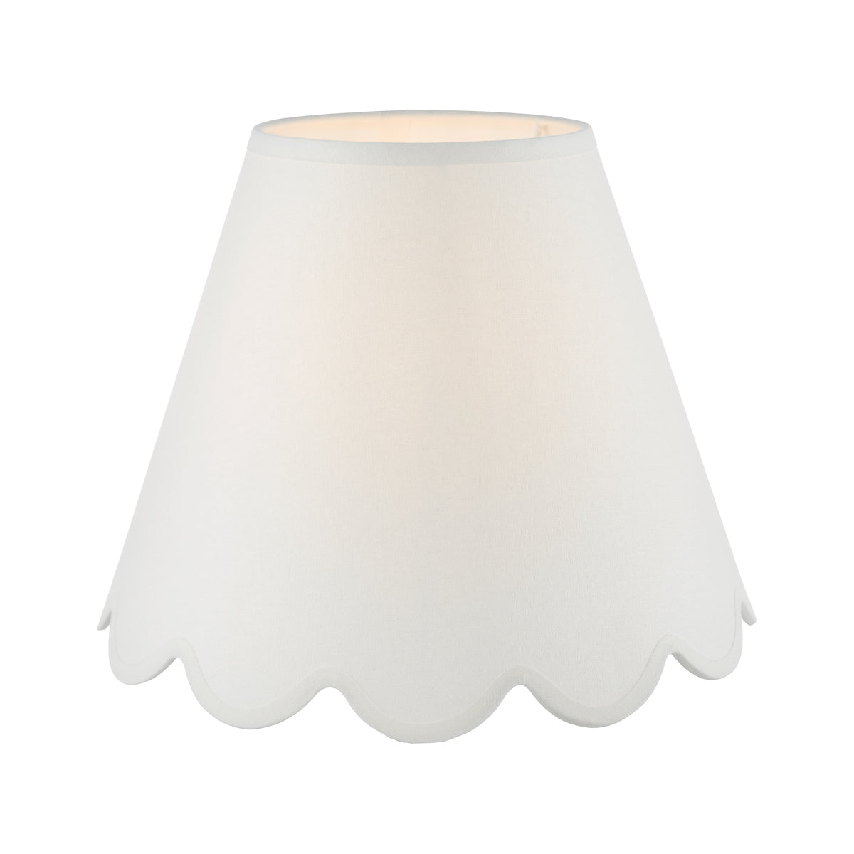 DAR Nerita Ivory Linen Tapered Drum Shade
