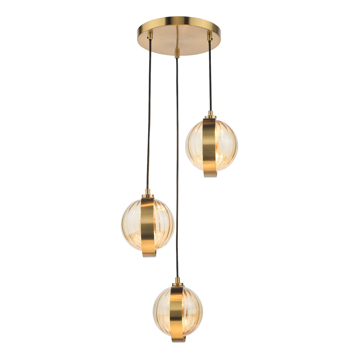 DAR OPH0335 Ophira 3 Light Cluster Pendant