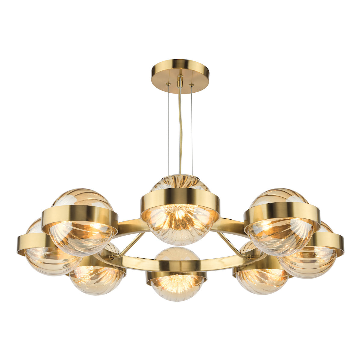 DAR OPH0835 Ophira 8 Light Pendant