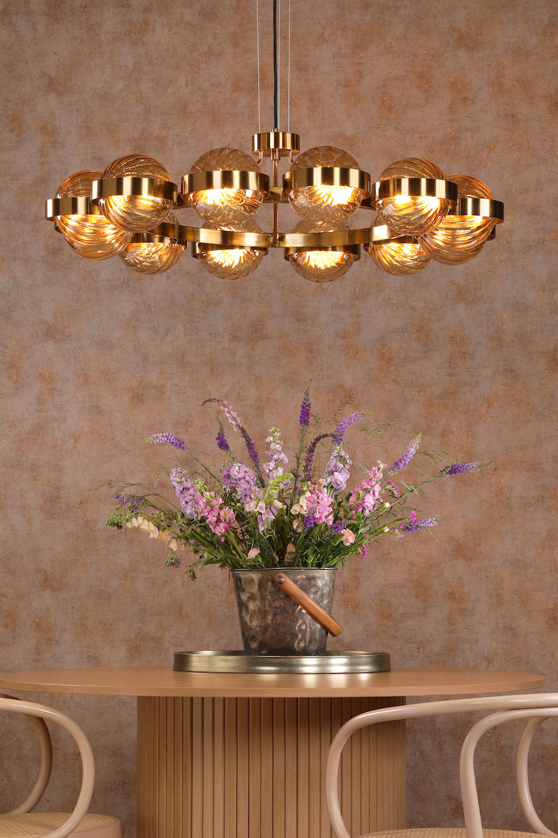 DAR OPH1235 Ophira 12 Light Pendant