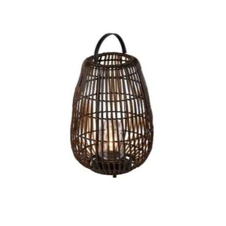 EM6215 PAIGE 30cm Rattan Plastic Portable Lamp E27 IP44
