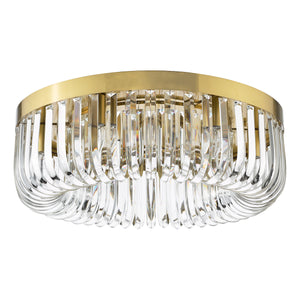 DAR Sigourney 6 Light Flush
