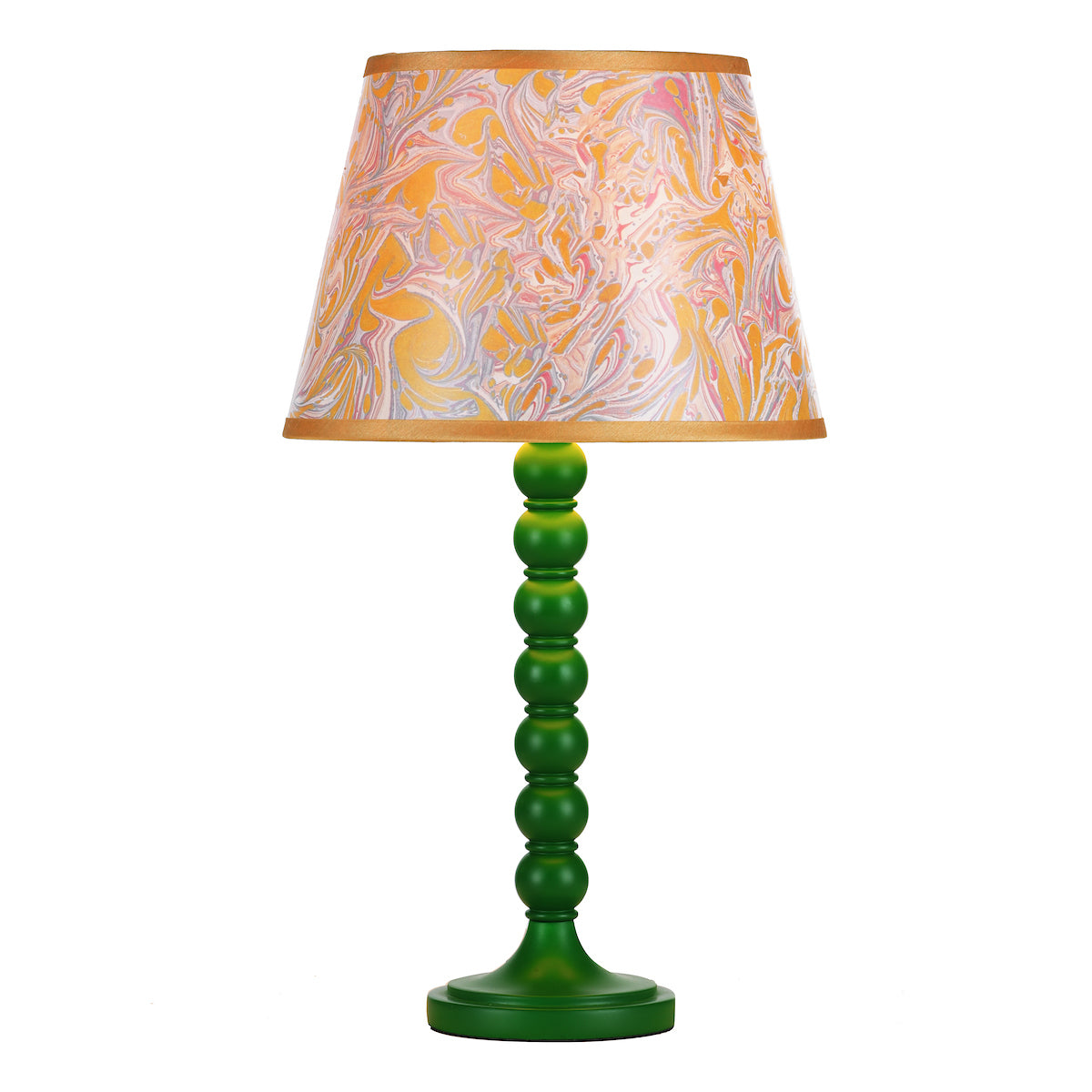 Dar SPO4224 Spool Table Lamp Base Green