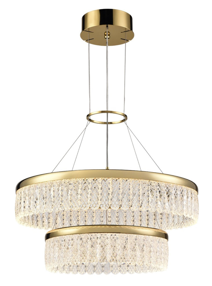 Franklite PCH452 Victoria Double Tier Pendant 34W LED