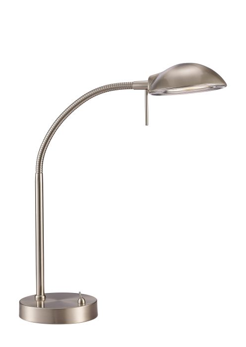 Bamberg D0118 Table Lamp Satin Nickel