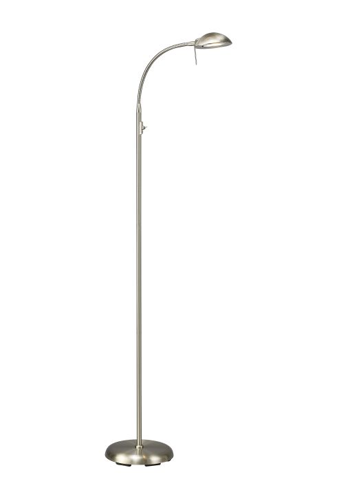 Bamberg Floor Lamp D0120 Satin Nickel