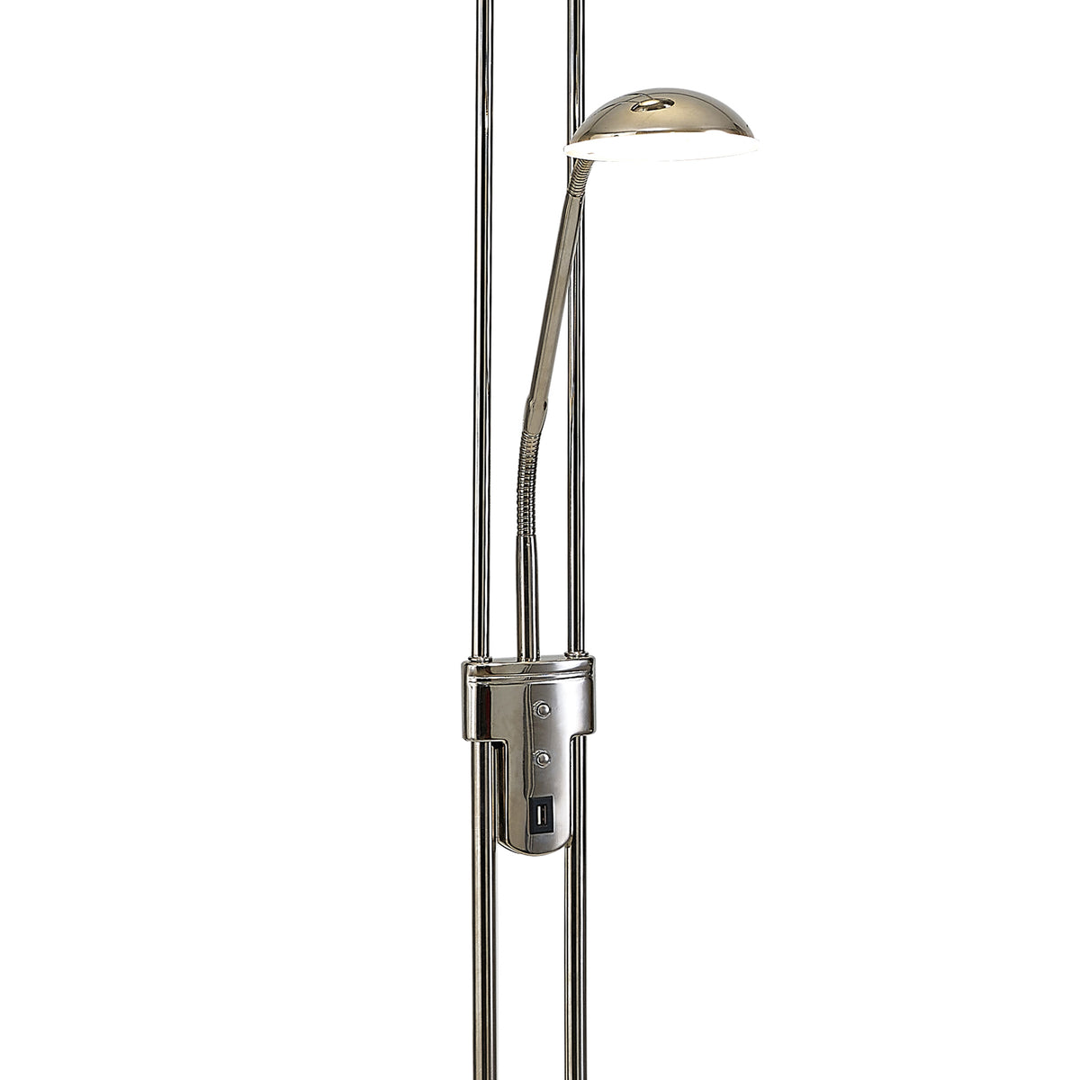 Hanks  EMNP6280D-HSA Polished Nickel LED 2 Light Floor Lamp With USB