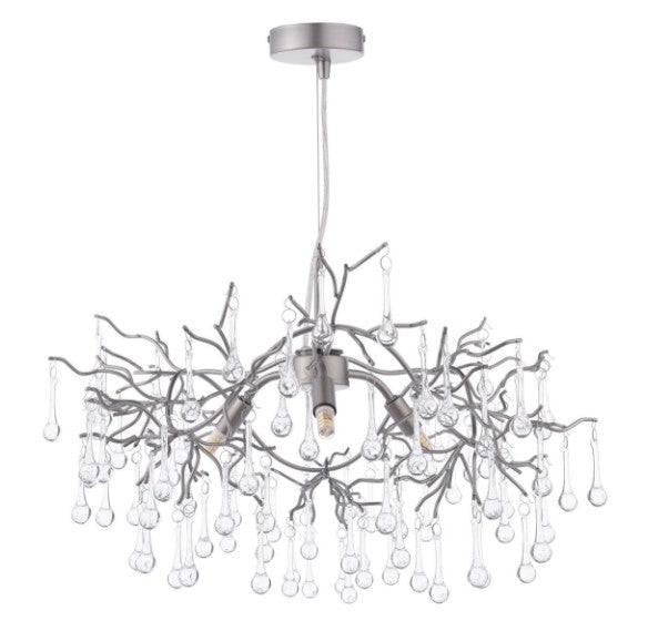 Laura Ashley Willow 3 Light Pendant
