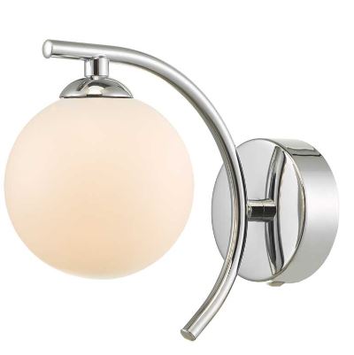 Matisse Wall Light Polished Chrome Opal Glass MATWPC/GALG02