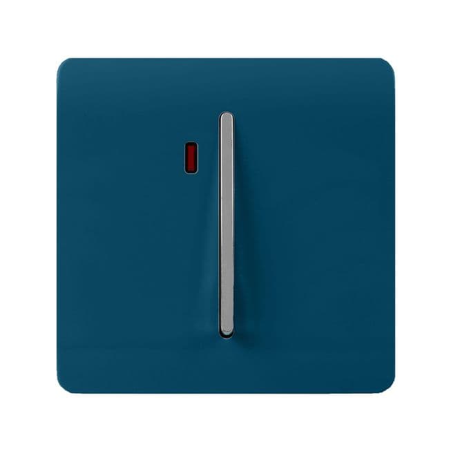 Trendiswitch Modern 1 Gang 45 Amp Cooker Switch with Neon