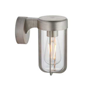 Miller MIL781240 Wall Light Brushed Silver Clear