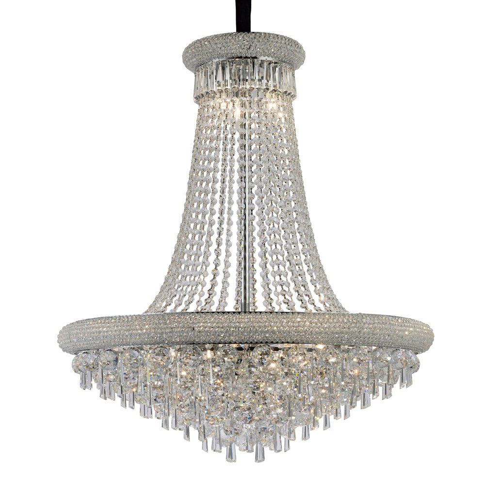 Diyas IL31452 Alexandra 18 Light Chrome Chandelier
