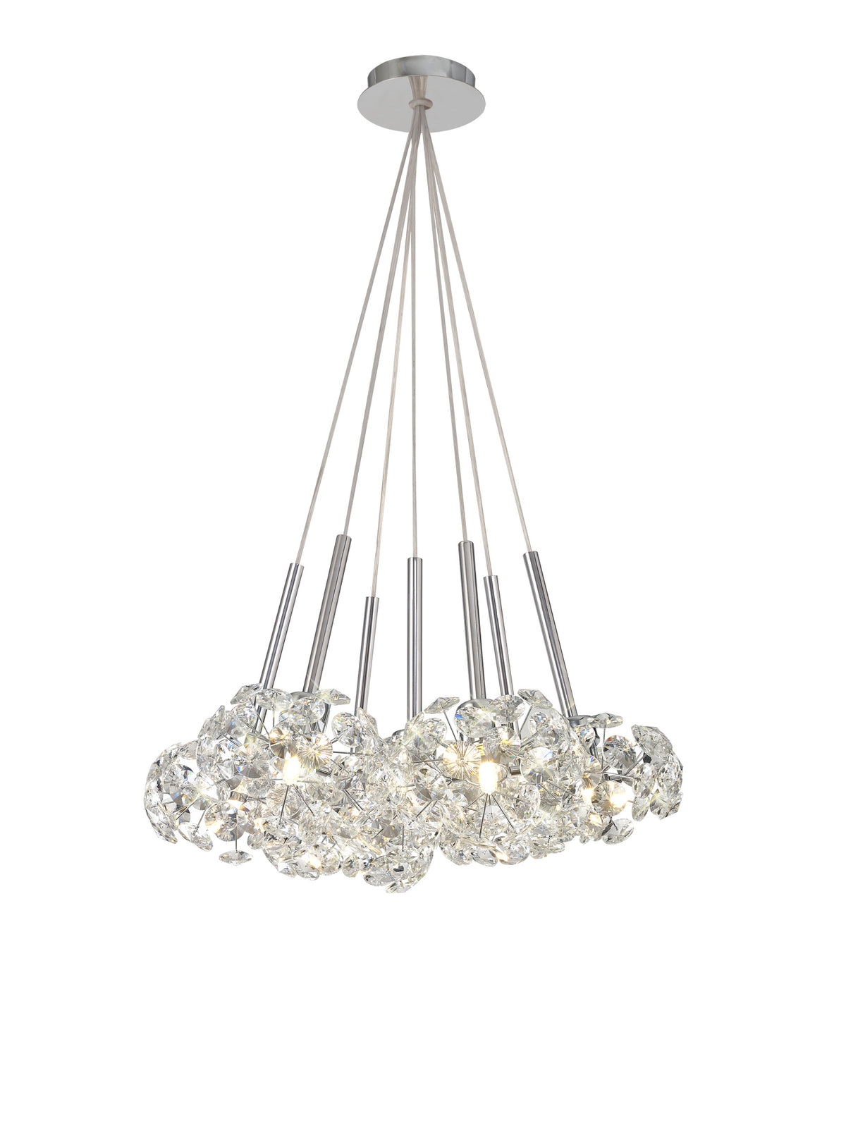 Spacek/Monroe 7 Light G9 1.5m Cluster Pendant  EM1940-KHSA
