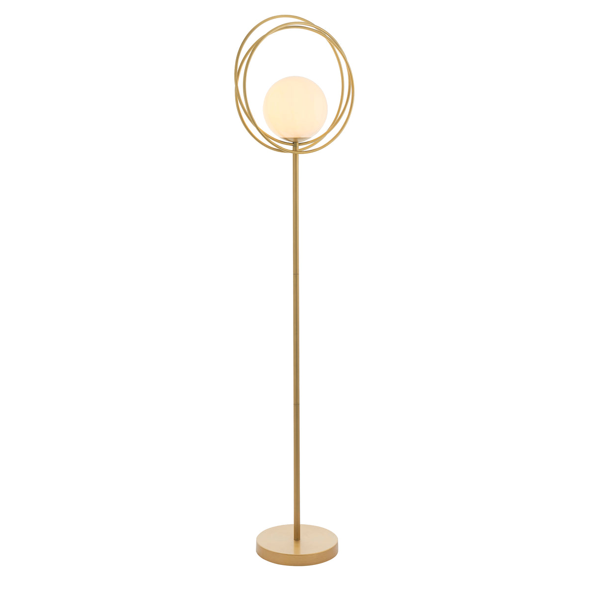 SCH492113 Schubert Floor Lamp Brushed Gold