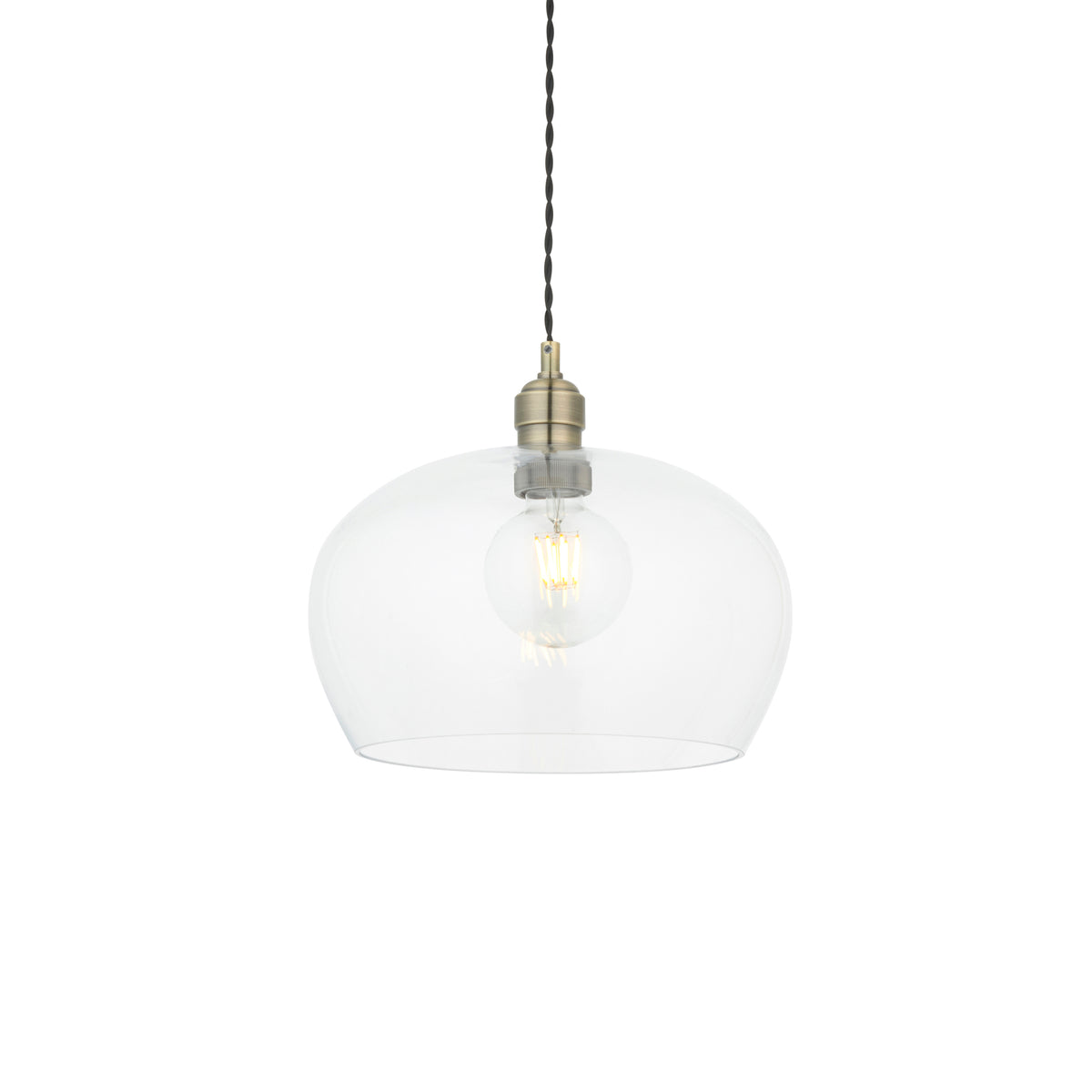 BIS948145 BISHOP Medium Pendant Antique Brass