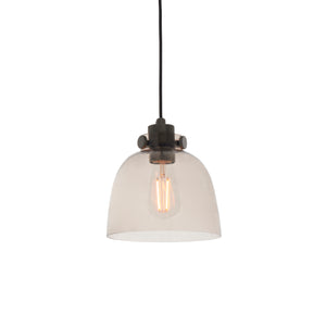 ZEL954127 Zelter Pendant Smokey Grey Tint