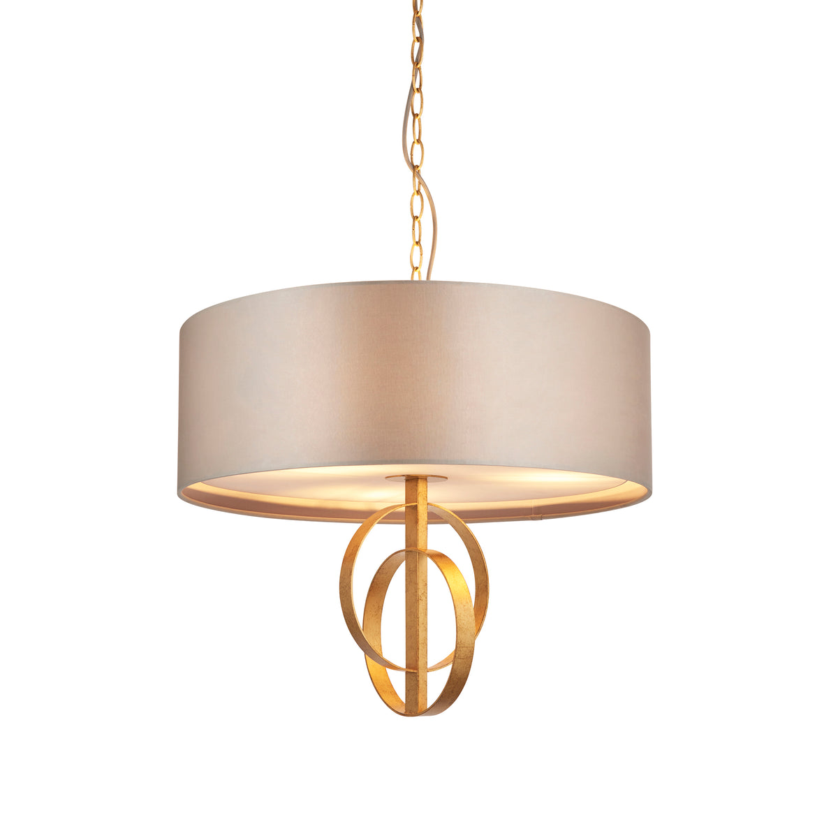 ELG212120 Elgar 3 Light Pendant Antique Gold