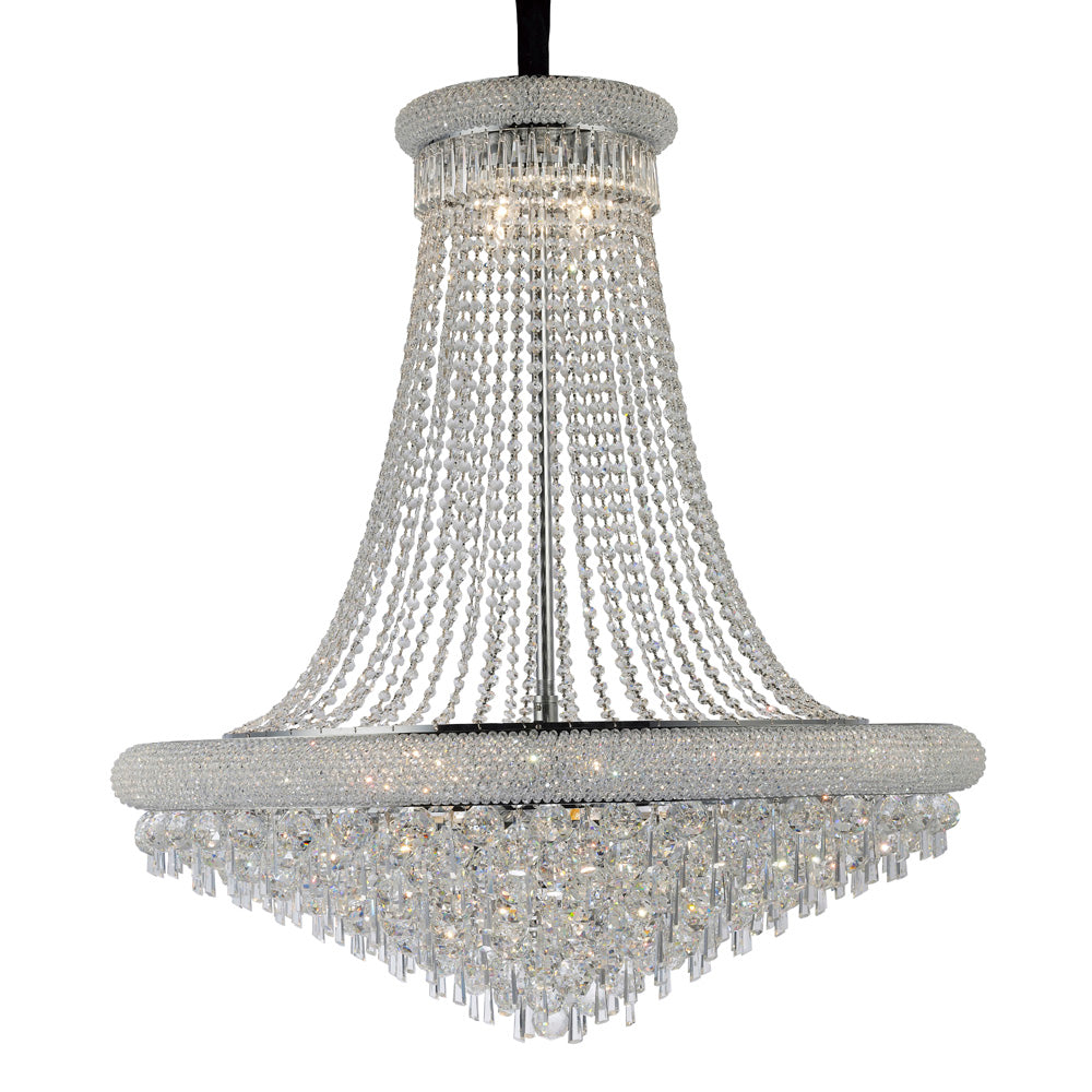 Diyas IL31453 Alexandra 20 Light Chrome Chandelier