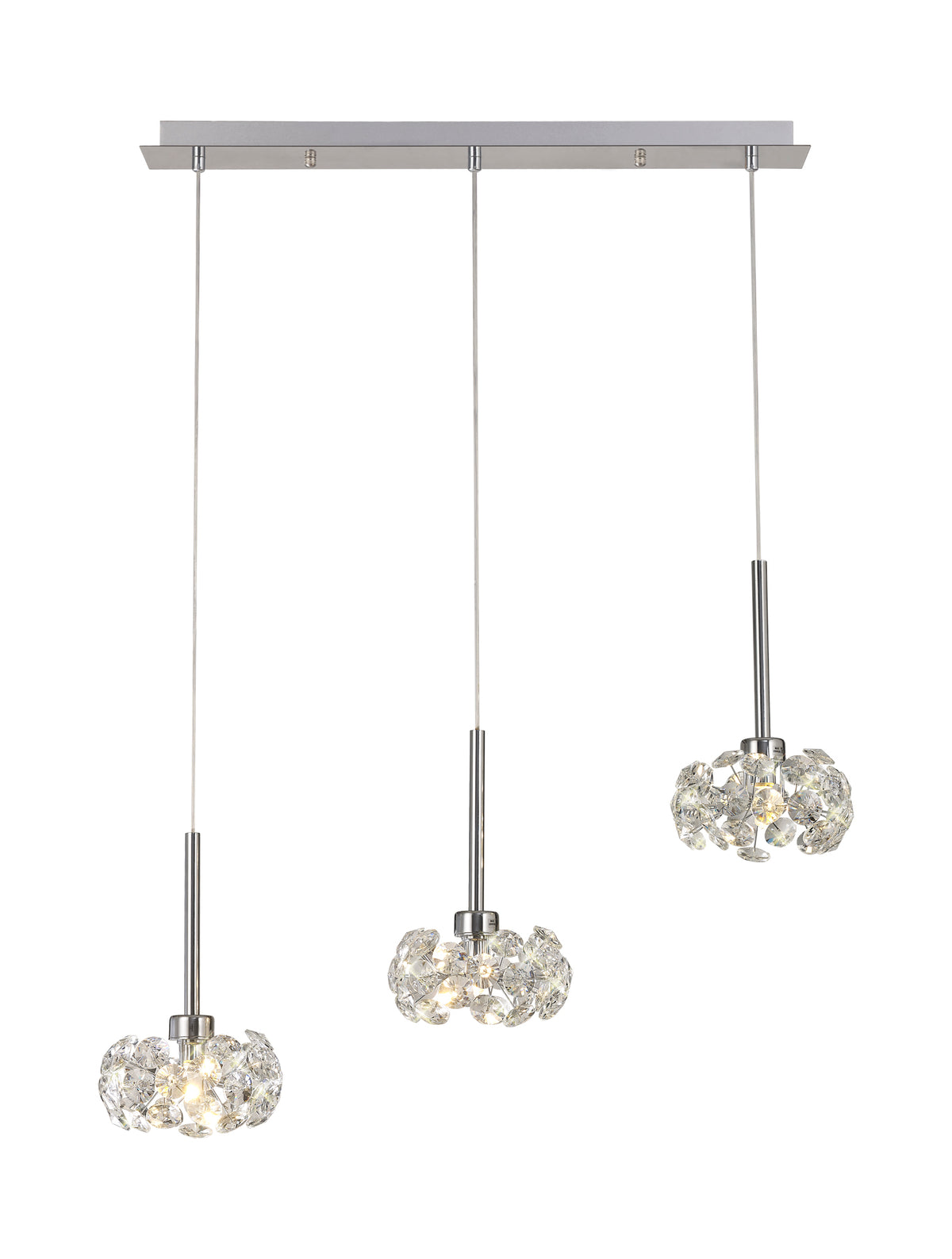 Spacek/Monroe 3 Light G9 2m Linear Pendant  EM2940-KHSA