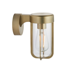 MIL855240 Miller Wall Light Brushed Gold Clear