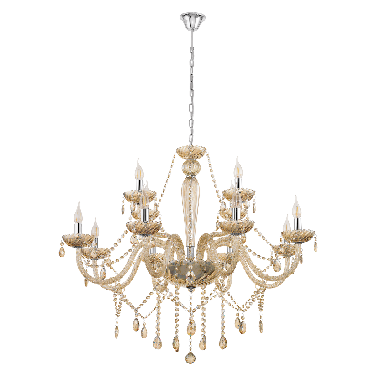 Eglo 39094 Basilano 12 Light Chandelier