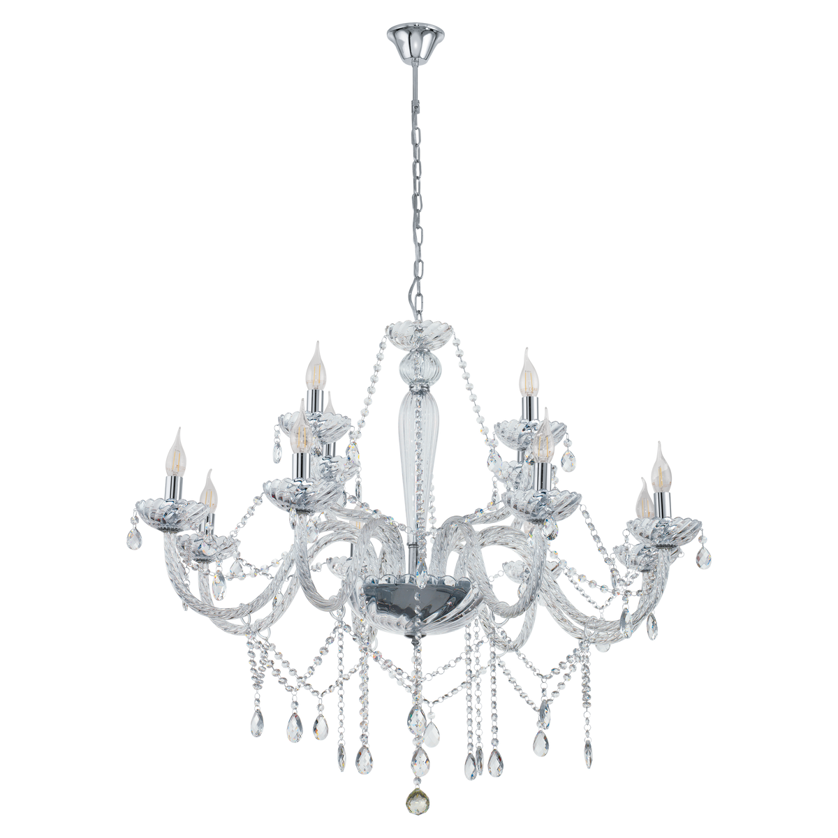 Eglo 39102 Basilano 12 Light Chandelier
