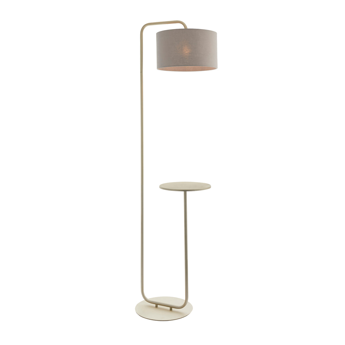 DUK620133 Duke Champagne Floor Lamp c/w Table