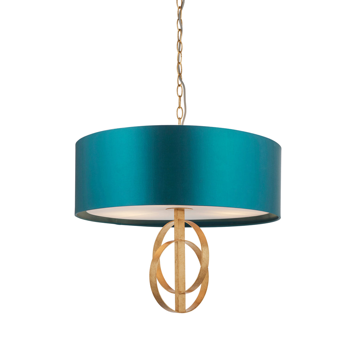 ELG220121 Elgar 3 Light Pendant Antique Gold