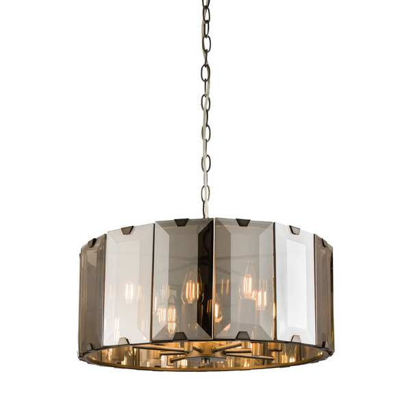 Endon 61294 Clooney Smoked Glass 8 Light Pendant