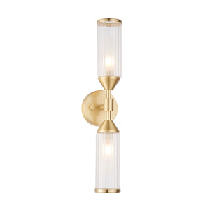 Stanford STA229087 Wall Light Brass with Glass