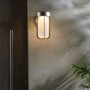 MIL990240 Miller Wall Light Brushed Silver Opal