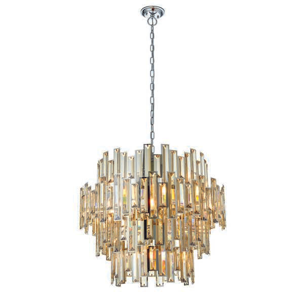 Endon 72746 Viviana Champagne Glass 15 Light Pendant