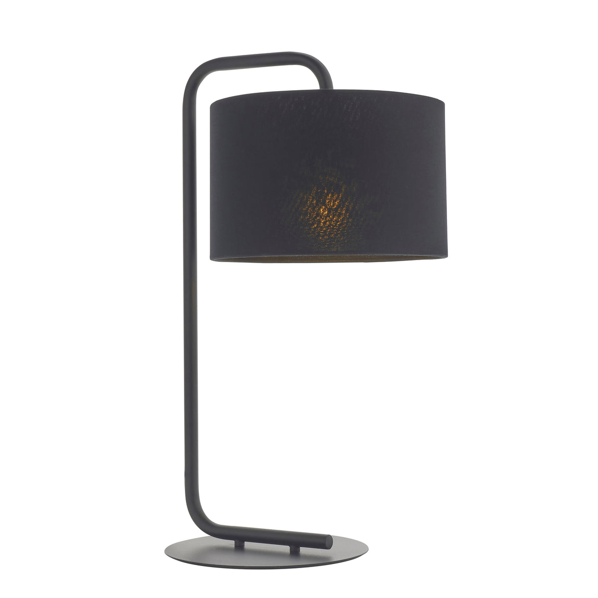 DUK345133 DUKE Black Table Lamp