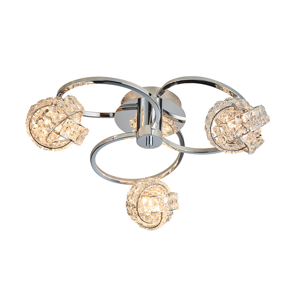 Endon 76285 Talia 3 Light Semi Flush