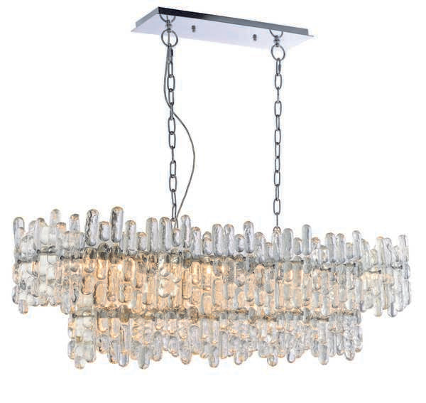 Endon 76436 MAYA 12 Light GLASS Pendant