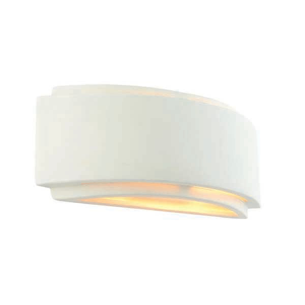 Endon 76570 Gianna Unglazed Ceramic Wall Light