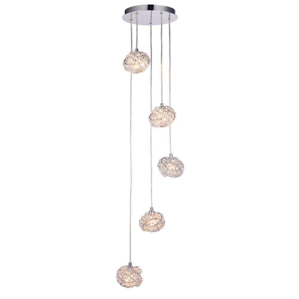Endon 77566 Talia 5 Light Pendant