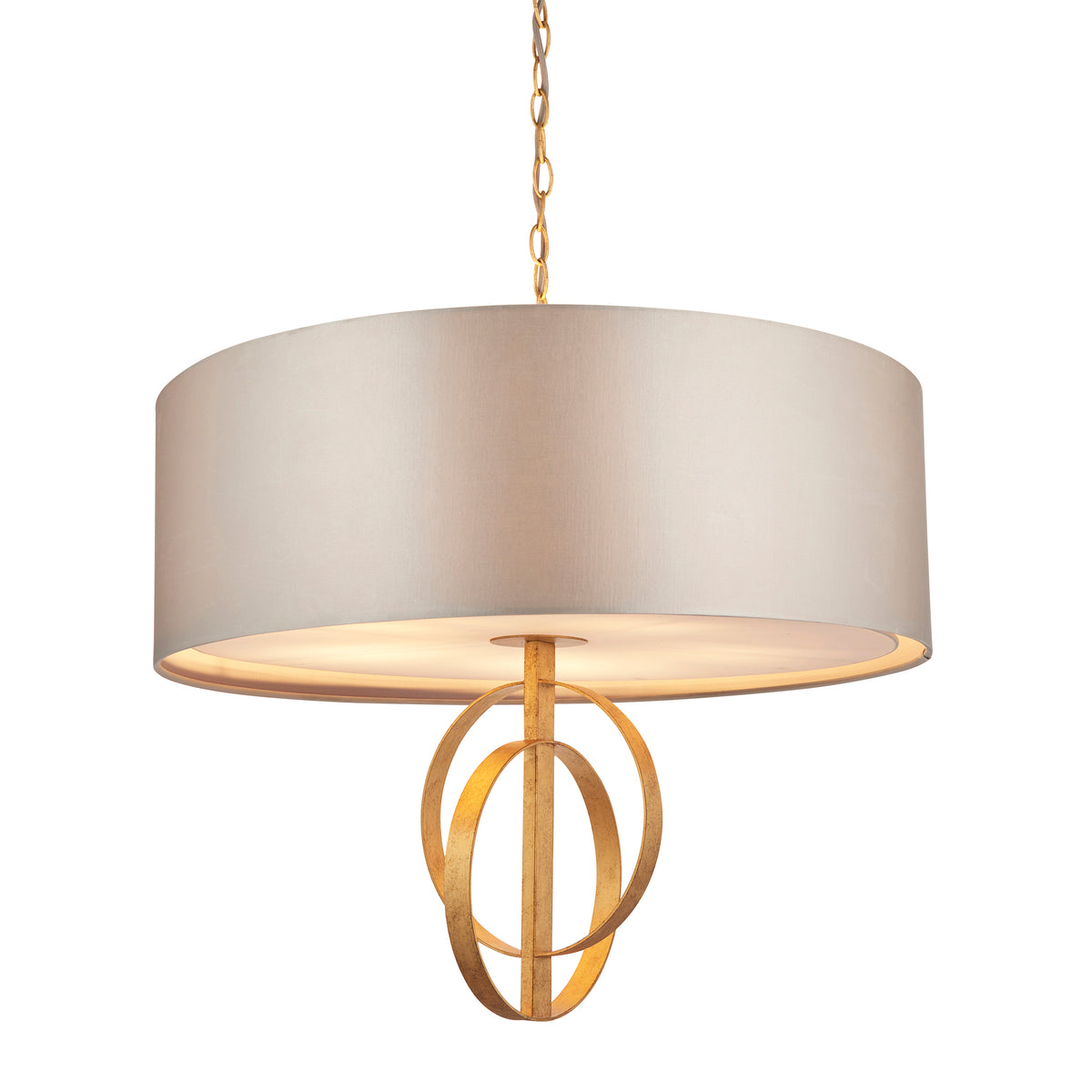 ELG211120 Elgar 5 Light Pendant Antique Gold