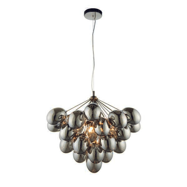 Endon 80199 Infinity Black Chrome 6 Light Pendant