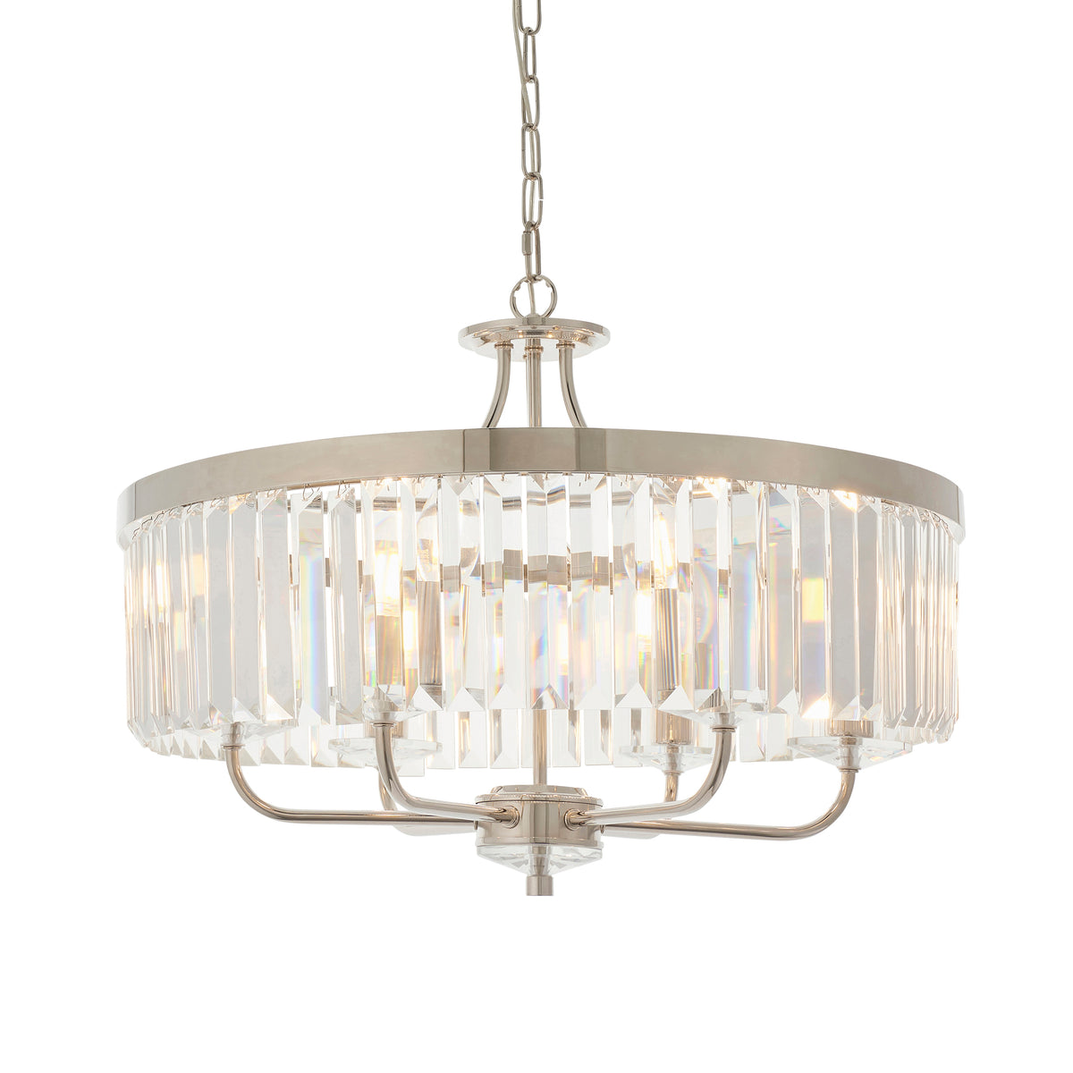 Bellini BEL263039 6 Light Bright Nickel