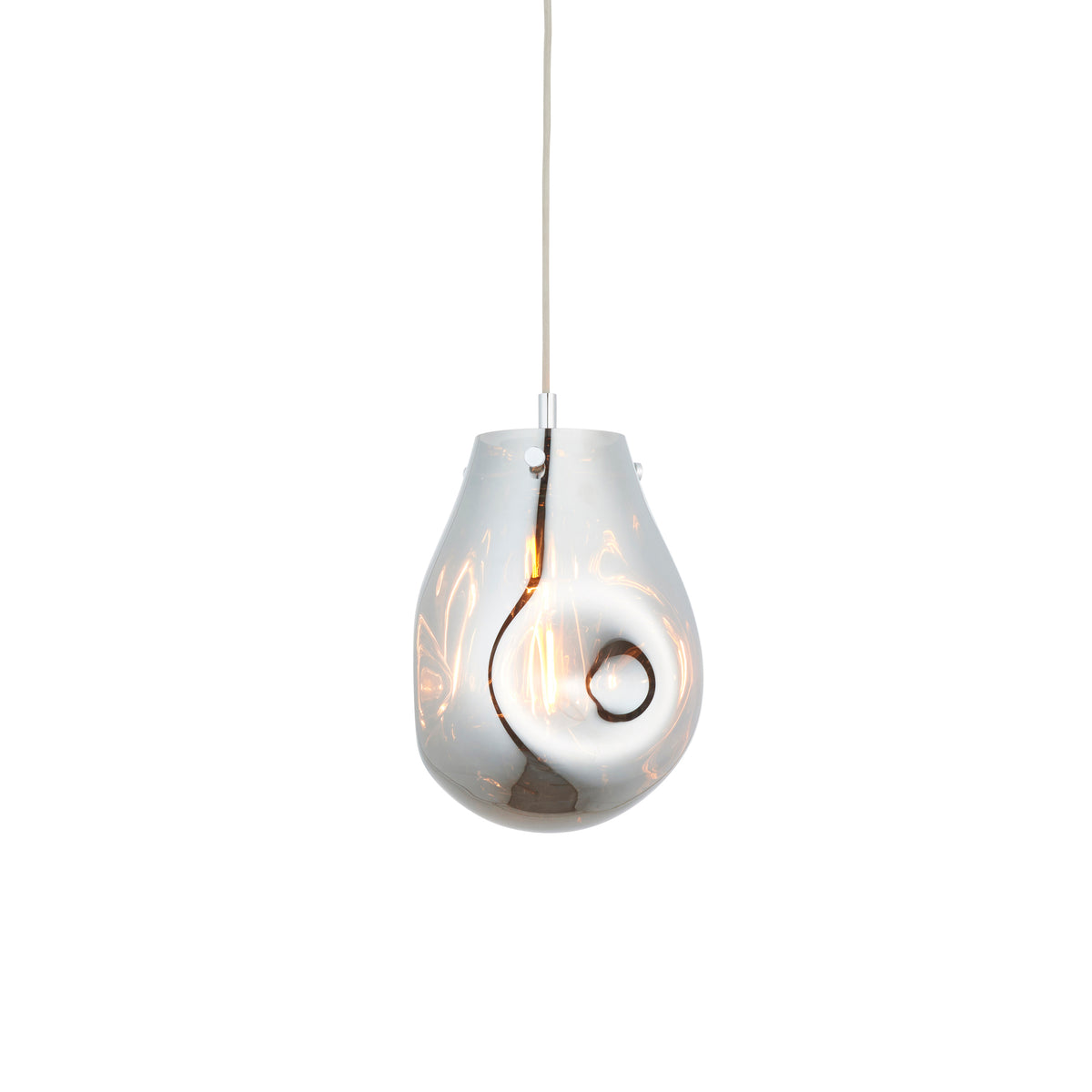 PER519141 Perle Medium Chrome Pendant