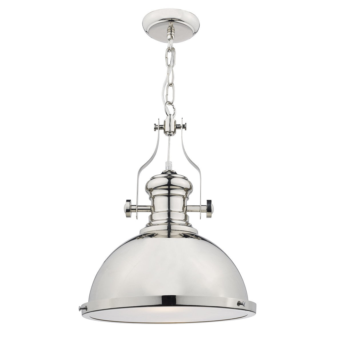 Dar ARO0138 Arona Polished Nickel Pendant