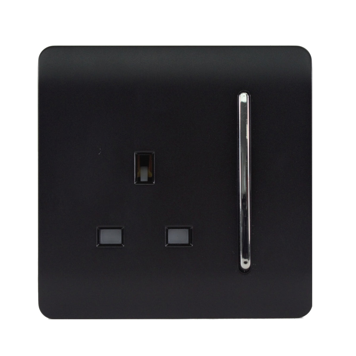 Trendiswitch Modern 1 Gang 13 Amp Switched Plug Socket